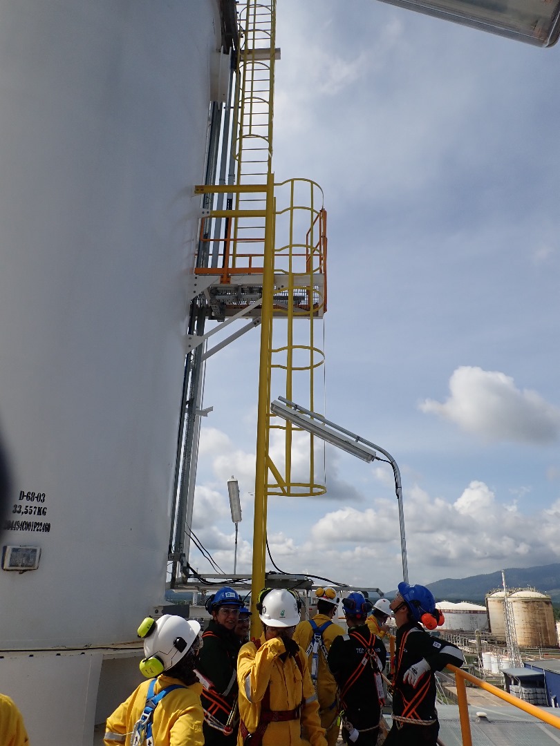 consultants performing Human Factor Engineering (HFE) Site Verification at the Petronas Melamine Plant in Gurun, Kedah.