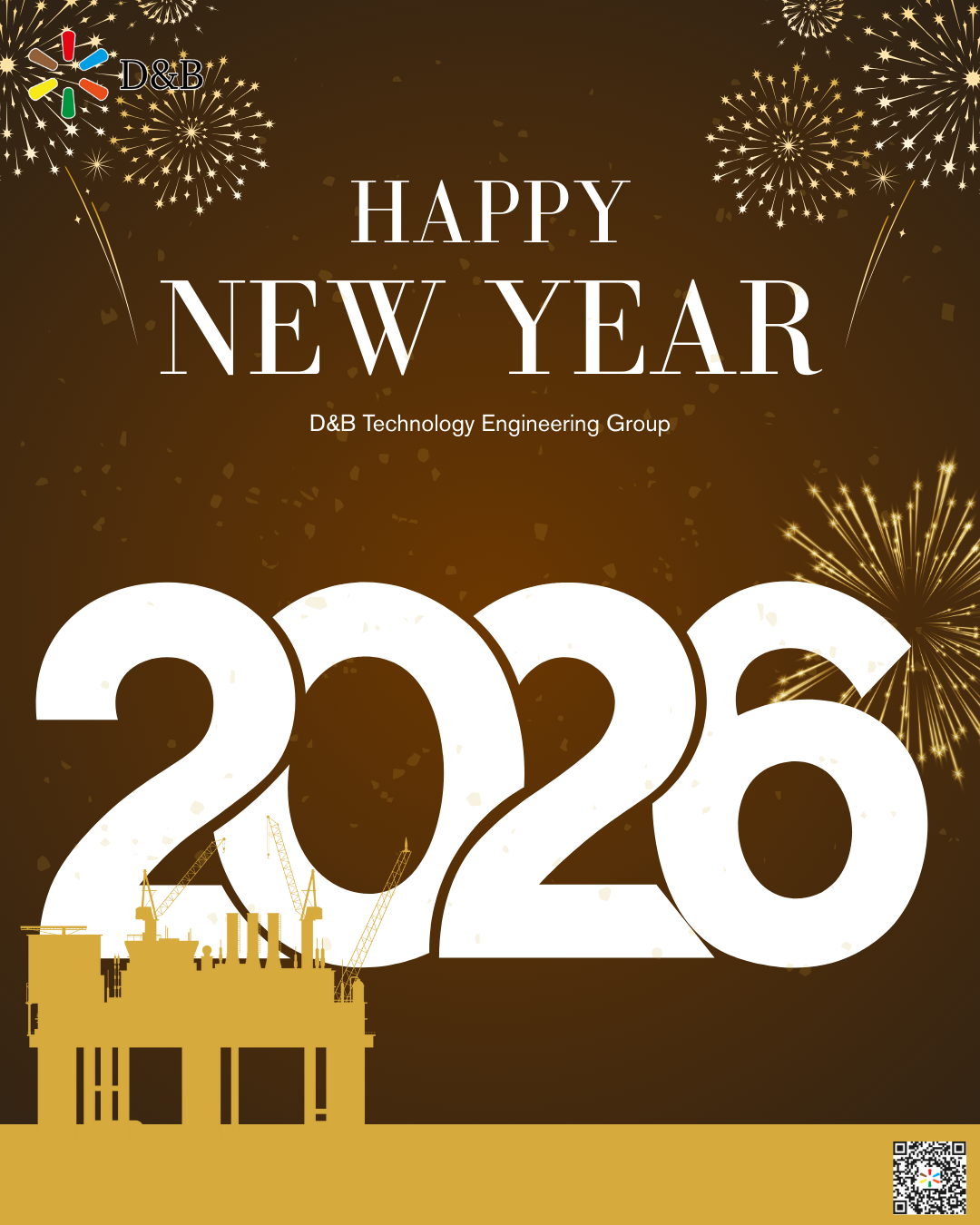 D&B Happy New Year Instagram Post 2026